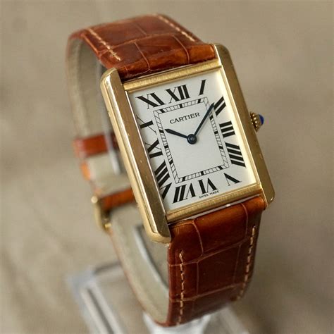 cartier tank solo second hand|cartier tank solo men's.